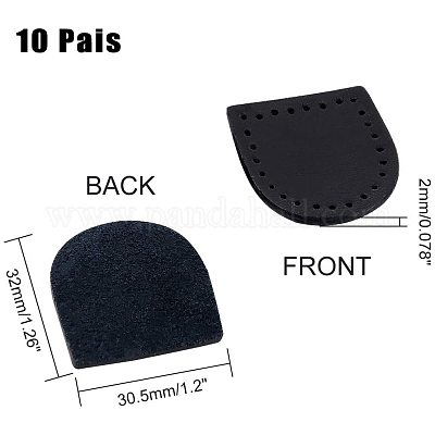 Кожаный пулер на молнии AJEW-PH0017-51-1