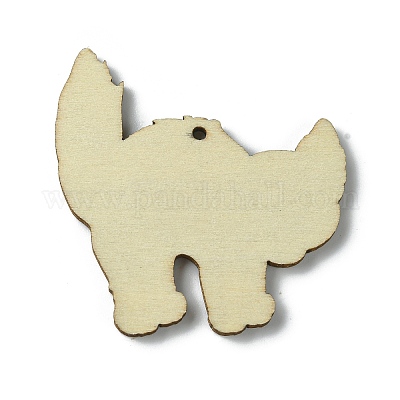 Хэллоуин односторонние деревянные большие подвески с принтом WOOD-H103-03-1