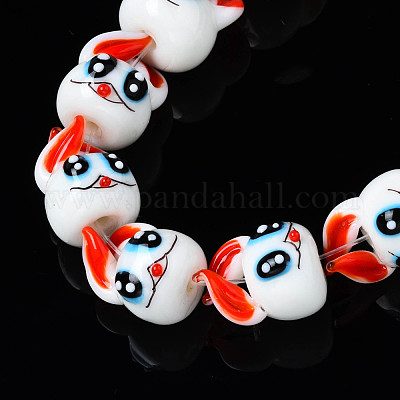 Бусины ручной работы ухабистой бисер нитей LAMP-Q031-014-1