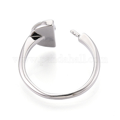 Полукруглая форма латунная оболочка манжета кольца настройки KK-T076-64P-1