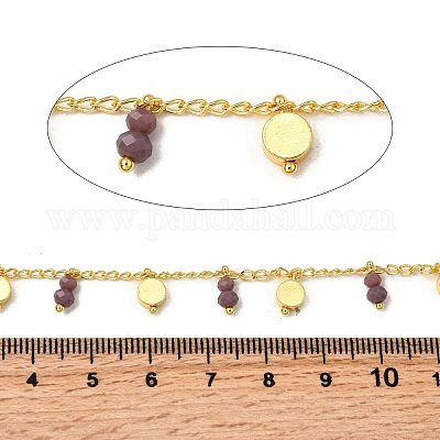 Латунные плоские круглозвенные цепи CHC-H114-07G-09-1