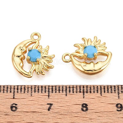 Латунные микро проложить кубического циркония подвески KK-N263-94B-G-1