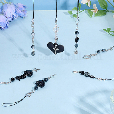 Подвески из непрозрачного акрила и сплава в тибетском стиле HJEW-GO00096-1