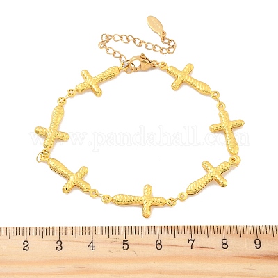 201 браслет из нержавеющей стали для женщин BJEW-Z103-01G-02-1