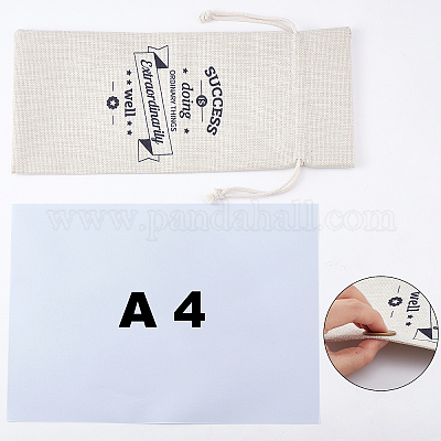 Мешки для упаковки вина из джутовой ткани ABAG-WH0005-72G-1
