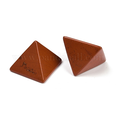 Натуральный красный агат оргонит пирамида дисплей украшения G-C186-07D-1