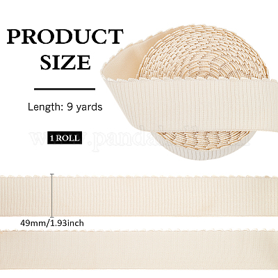 9 ярд плоского полиэстерового широкого эластичного шнура OCOR-MA0001-15B-1