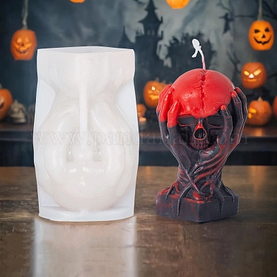 Силиконовые Молды для свечей в виде черепа своими руками SIL-F014-02A-1