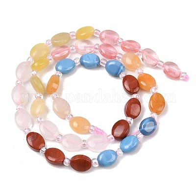 Нити из вишневого кварцевого стекла&nbsp;G-Z135-A13-1