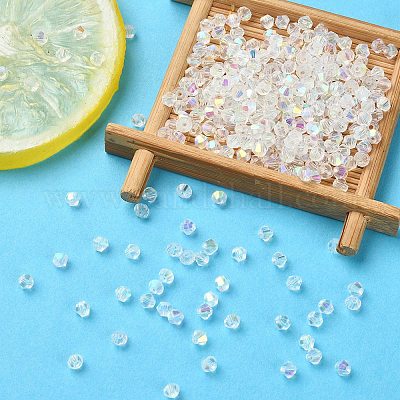 Стеклянные бусины GLAA-YWC0001-02-1