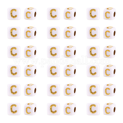 Непрозрачные акриловые бусины MACR-TAG0001-07C-1