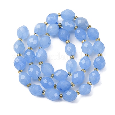 Бусины из натурального белого нефрита G-D305-B01-01D-1