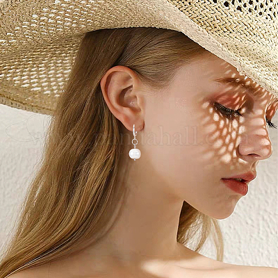 1 нить бусин из натурального культивированного пресноводного жемчуга PEAR-NB0002-44-1