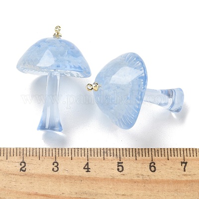 Светящиеся подвески-грибы из эпоксидной смолы RESI-C054-01B-1