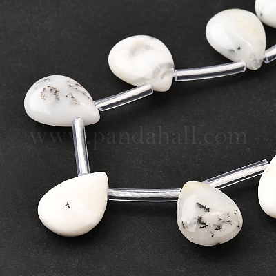 Натуральный белый опал африканские бусы пряди G-Q183-B11-01-1