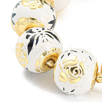 Стеклянные бусины GLAA-M045-01G-03-1