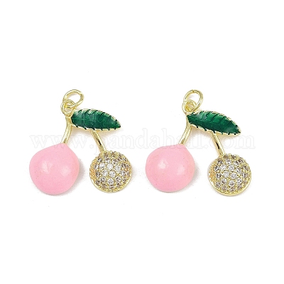 Латунные микро проложить кубического циркония подвески KK-H072-11A-G01-1