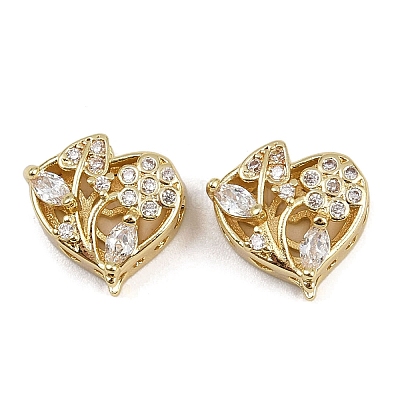 Многожильные звенья из латуни с паве из кубического циркония ZIRC-F145-01G-01-1