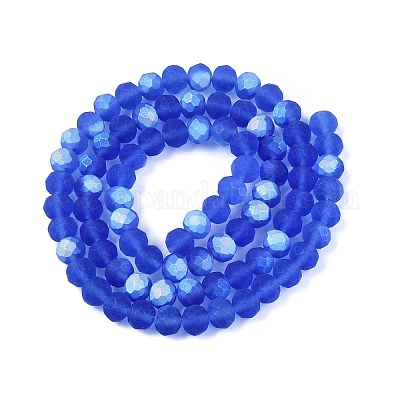 Прозрачные стеклянные бусины&nbsp;LS-EGLA-A044-T6mm-MB31-1