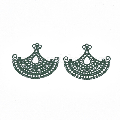 Филигранные соединительные звенья из нержавеющей стали 430&nbsp;X-STAS-T042-05B-1