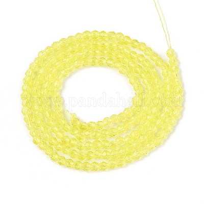 Прозрачные стеклянные бусины GLAA-H021-03-23-1