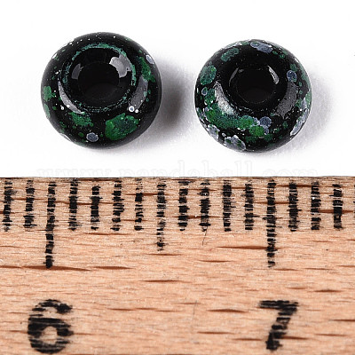 3/0 стеклянные бусины с краской для запекания GLAA-G118-02H-1