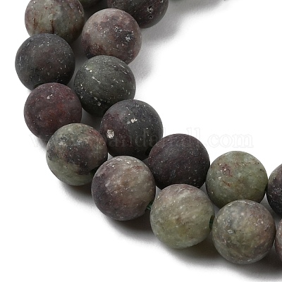 Естественный зеленый опал бисер нитей G-H045-A03-8MM-01-1