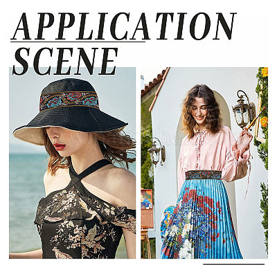 Лента из полиэстера в этническом стиле OCOR-GF0002-04B-1