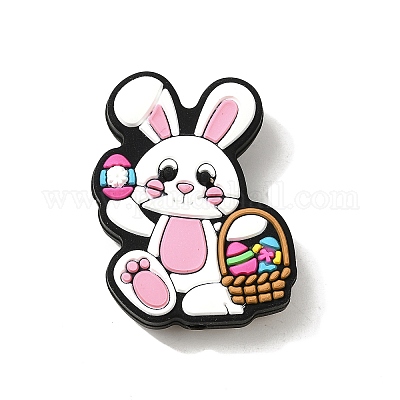 Силиконовые бусины на пасхальную тематику SIL-L006-A01-1