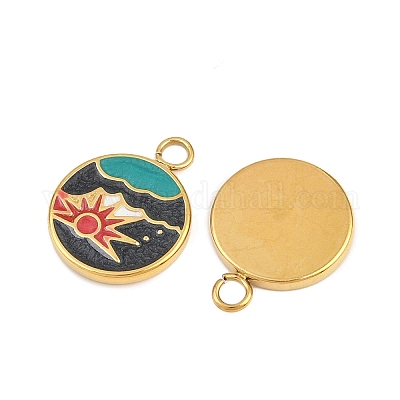 Нержавеющая сталь 304 с эмалевыми подвесками STAS-Z166-11G-01-1