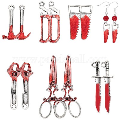 36шт 6 стиля подвески из сплава с эмалью ENAM-SZ0004-22-1