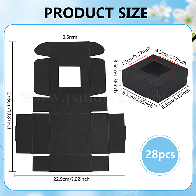 Бумажный подарочный ящик для хранения CON-WH0001-27A-02-1