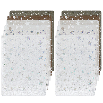 12 шт. 12 стиля ПВХ листы-разделители для блокнота FIND-FH0011-94-1