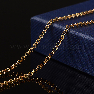 3.28 фут ионное покрытие (IP) 304 нержавеющая сталь роло цепи X-CHS-L014-12G-1