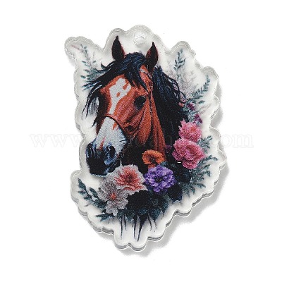 Подвески из акрила с принтом в ковбойском стиле wsetern OACR-H043-01A-1