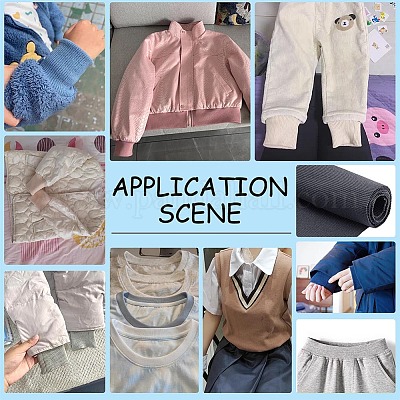 Хлопчатобумажная ткань в рубчик&nbsp;AJEW-WH0816-226A-1