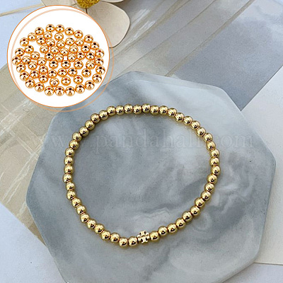 60 шт. латунные бусины с покрытием стойки KK-AN0001-06-1