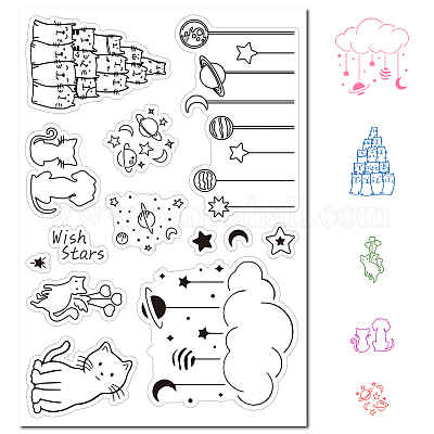 Wholesale Custom PVC Plastic Clear Stamps 