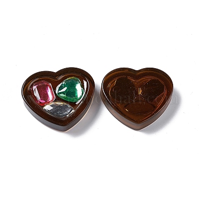 Непрозрачные акриловый кабошоны OACR-C009-17-1