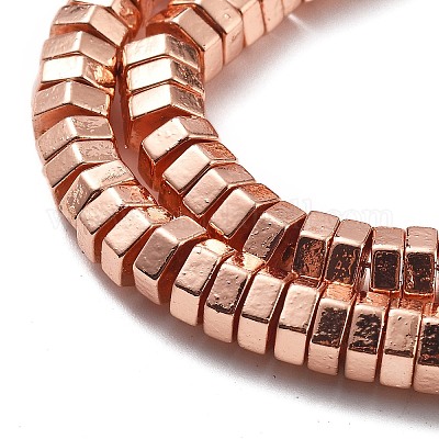 Гальванические нити из синтетических немагнитных гематитовых бусин G-M095-G01-01RG-1