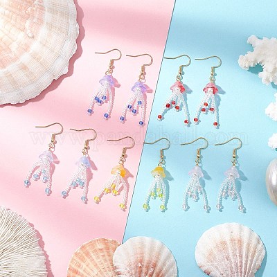 Серьги-подвески из нержавеющей стали 304 EJEW-MZ00454-1