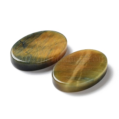 Природных тигровый глаз кабошонов G-C081-03C-1