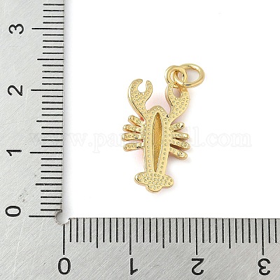 Латунь эмаль подвески KK-C110-22B-02G-1