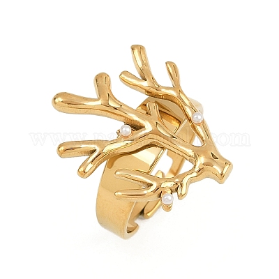 Кольца-манжеты из нержавеющей стали 304 RJEW-D327-01G-1