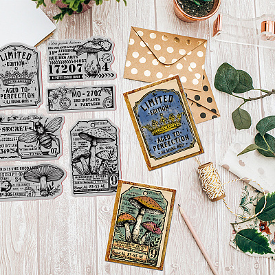 Резиновые прозрачные штампы DIY-WH0251-020-1