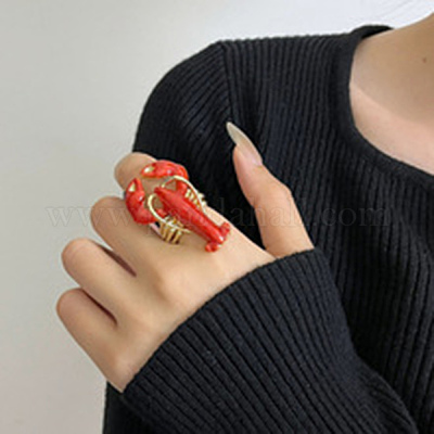 Сплав манжеты кольца&nbsp;RJEW-H260-01KCG-01-1