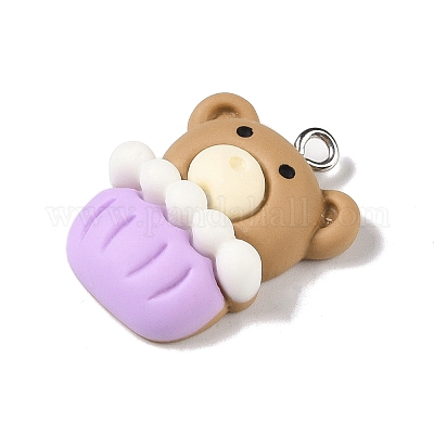 Подвески из непрозрачной смолы RESI-S403-03E-1