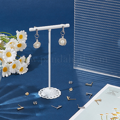 Фурнитура для сережек-гвоздиков из нержавеющей стали 304 STAS-LP0001-10-1