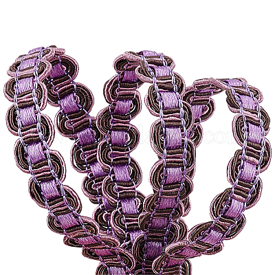 S-образная кружевная отделка из полиэстера OCOR-WH0068-80B-1