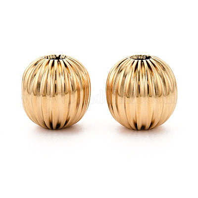 Текстурированные бусины из нержавеющей стали 304 STAS-T072-11G-1